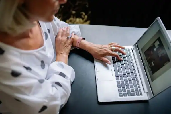 Image of woman attending online mediation Hounslow services from Barker Mediation